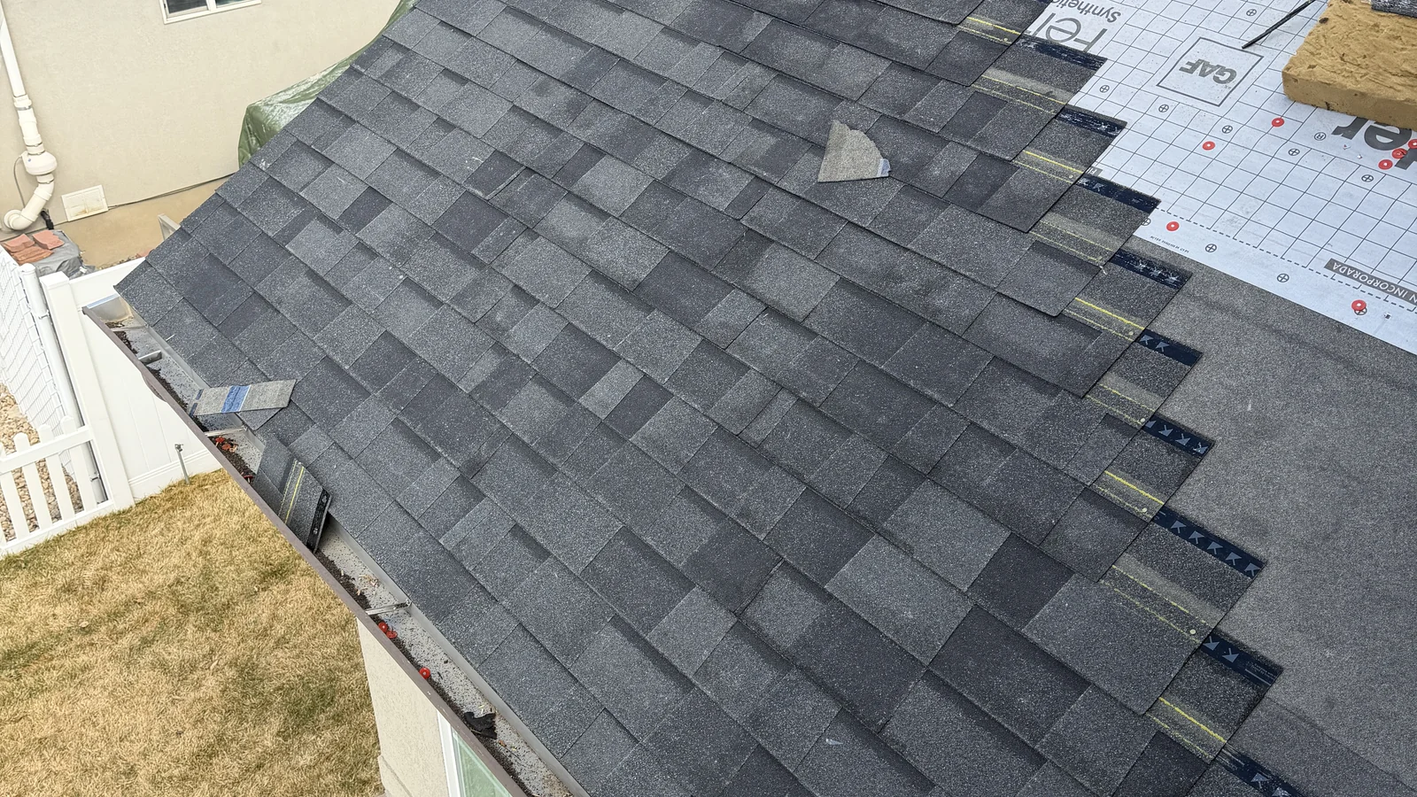 Architectural roof install on the east bench in Sandy, Utah