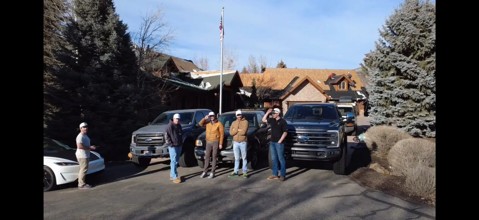 Frame Restoration Utah crew completing a roofing project in Heber Valley